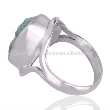 Best Wholesale Price Aquamarine Gemstone 925 Sterling Silver Ring Jewelry